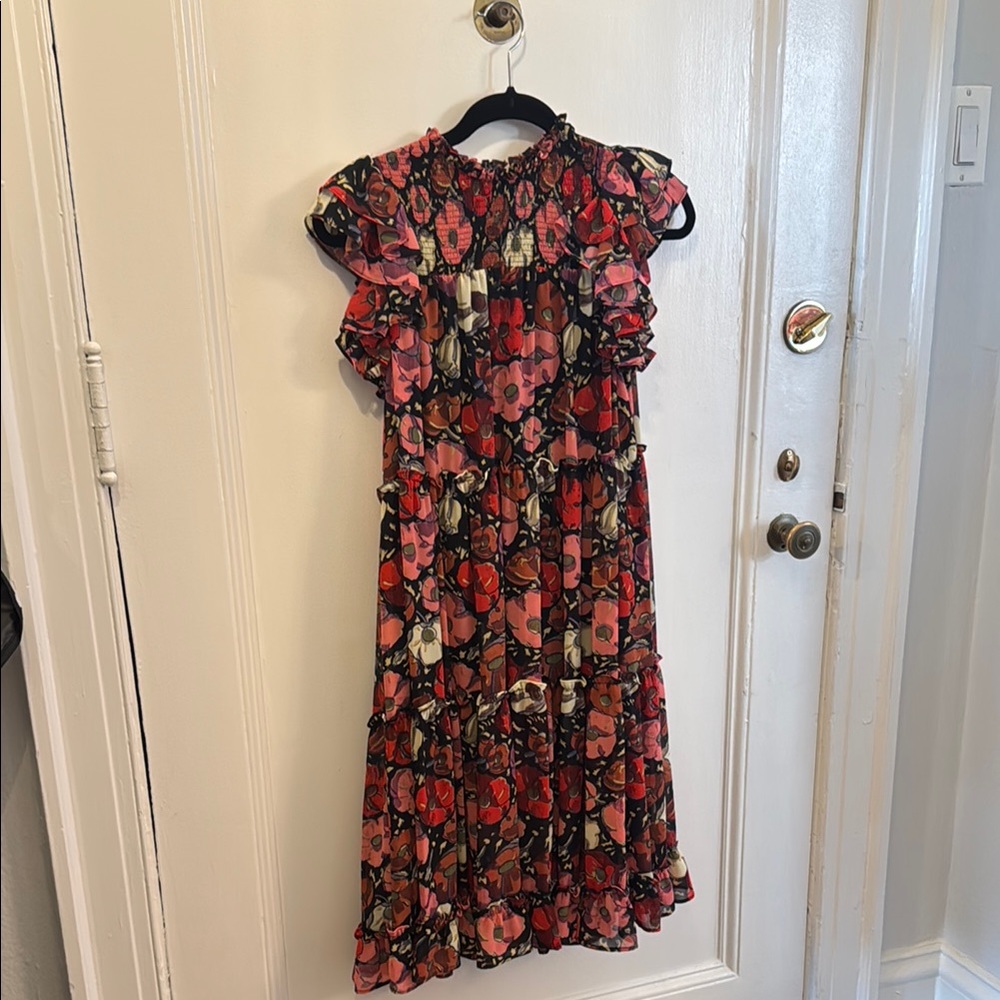 Cinq a Sept dark floral dress